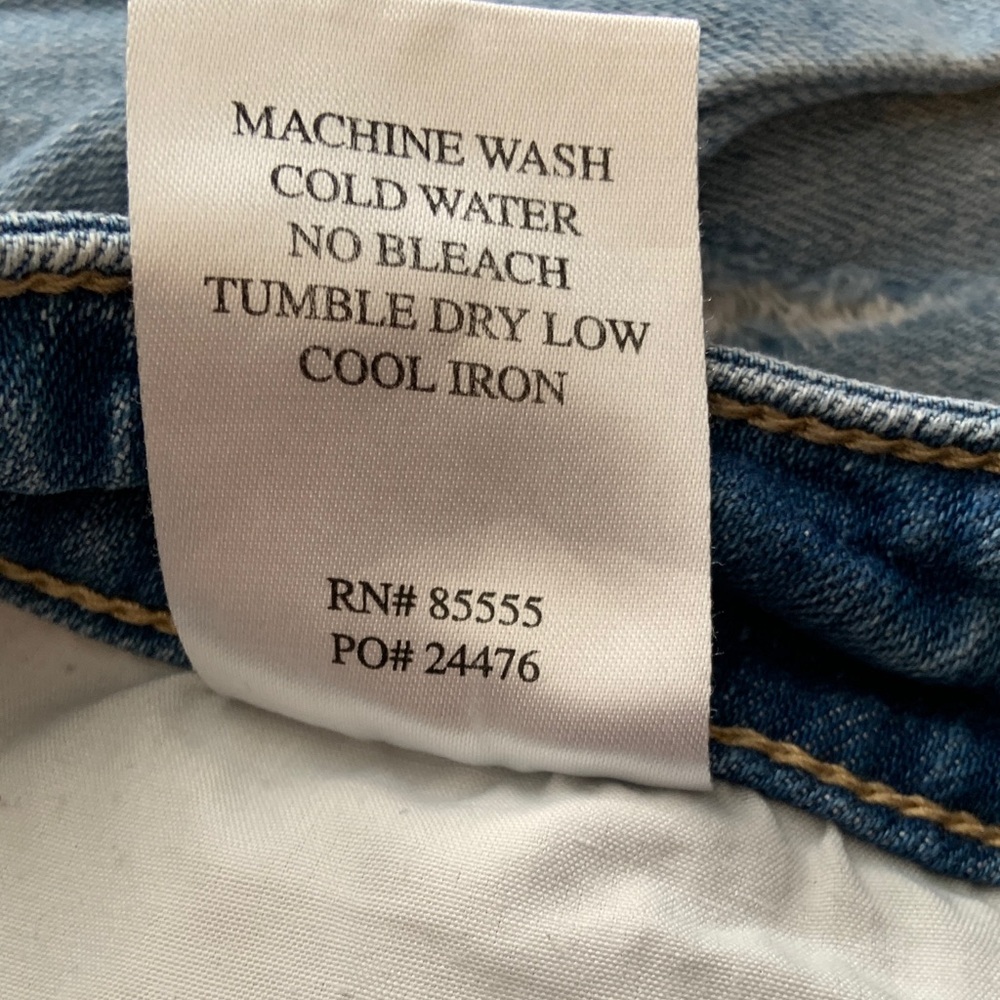 Oasis Light Blue Distressed Skinny Jeans 0 - Picture 7 of 8